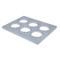 Placa de aluminio de mecanizado CNC de alta precisión